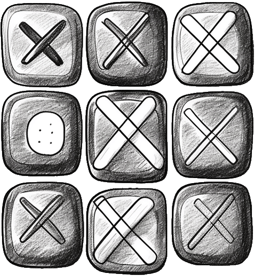 tic tac toe game board